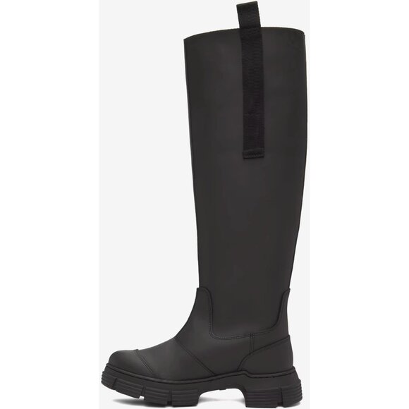Ganni Shoes - Ganni Recycled Rubber Country Boots Size 38 US 8 Black $375